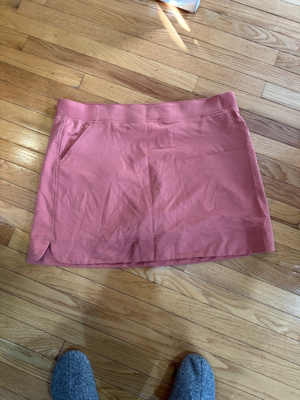 Rose Pink Athletic Skort with Side Pocket
